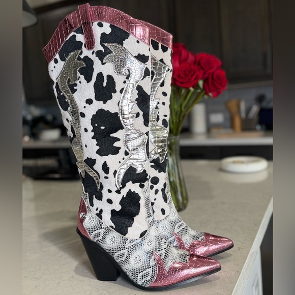 Cape Robbin Animal Print Cowgirl Boots- US9 - Picture 3 of 11